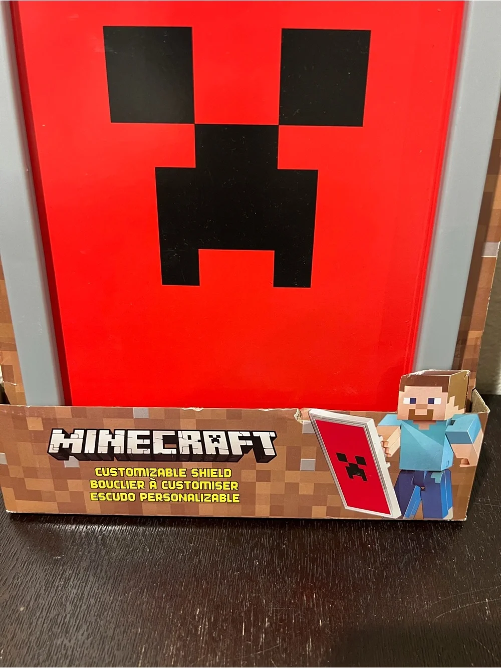 Minecraft Red Creeper Shield